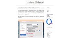Desktop Screenshot of lionslayer.yoeyar.com