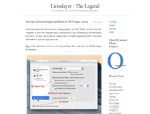 Tablet Screenshot of lionslayer.yoeyar.com